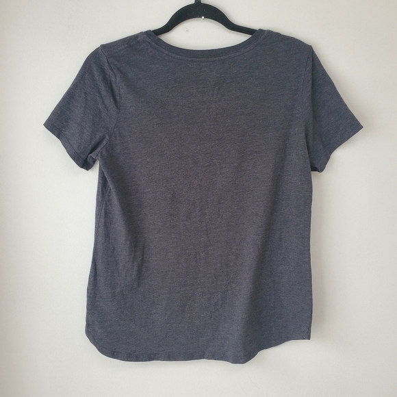 NFL Team Apparel New England Patriots Grey T-Shirt Women's Medium - Picture 2 of 6